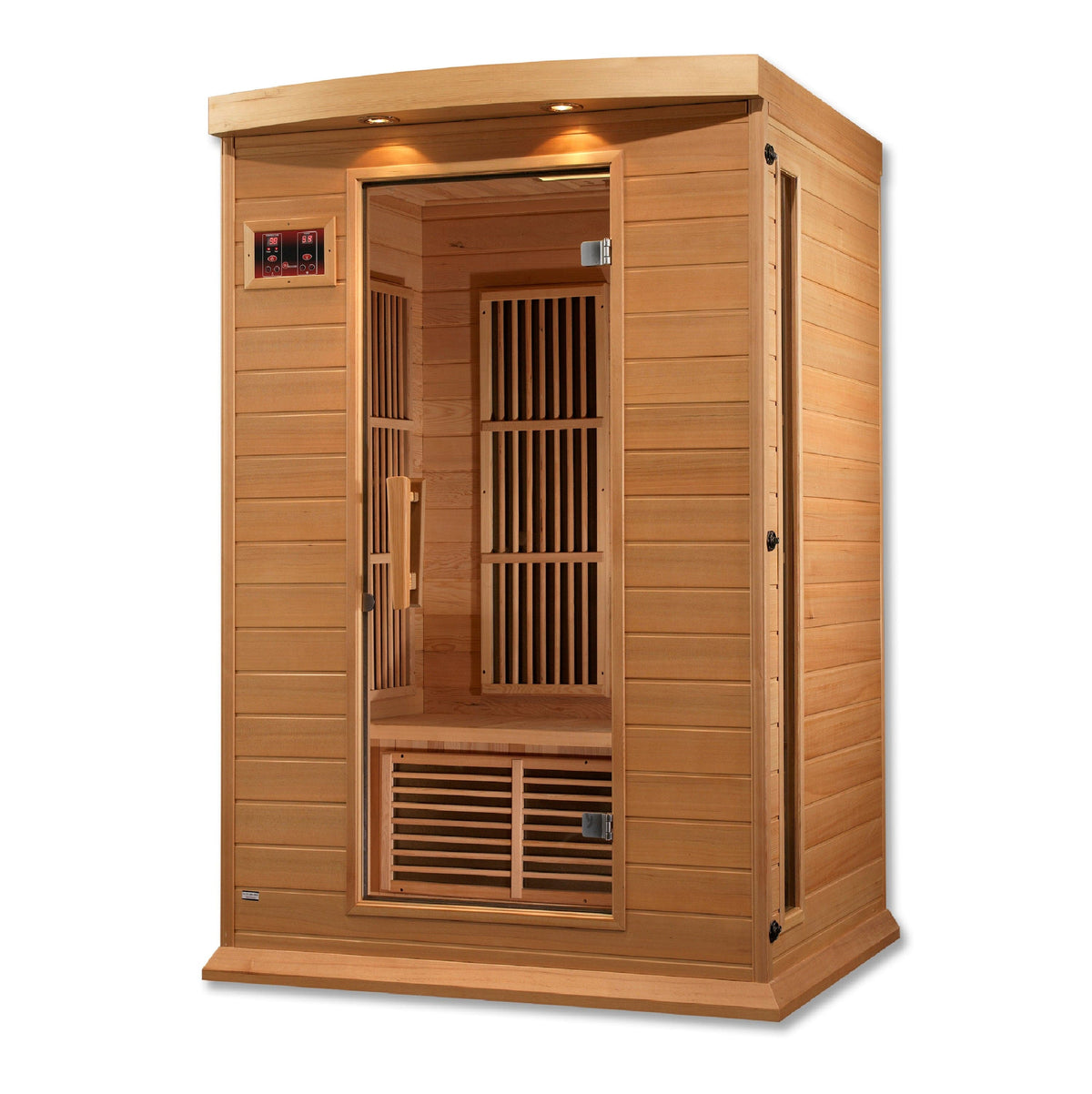 Maxxus 2-Person Low EMF Infrared Sauna – FAR Infrared Home Sauna | Luxury Indoor Sauna USA [MX-K206-01]