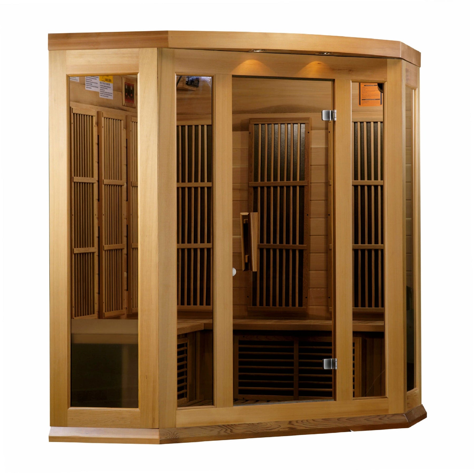 Maxxus 3-Person Low EMF FAR Infrared Sauna Canadian Red Cedar MX-K356-01 CED