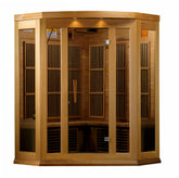 Maxxus 3-Person Low EMF FAR Infrared Sauna Canadian Red Cedar MX-K356-01 CED