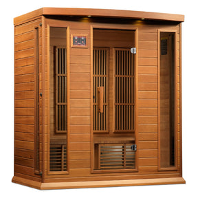 Maxxus 4-Person "Chaumont Edition" Near Zero EMF FAR Infrared Sauna - Canadian Red Cedar MX-K406-01-ZF CED