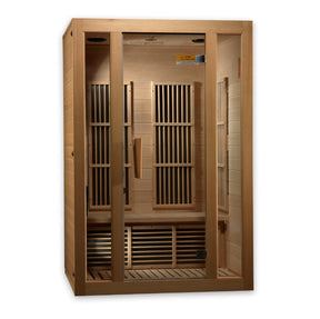 Maxxus "Seattle" 2-Person Low EMF FAR Infrared Sauna  Canadian Hemlock MX-J206-01