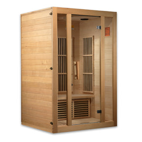Maxxus "Seattle" 2-Person Low EMF FAR Infrared Sauna  Canadian Hemlock MX-J206-01
