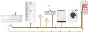 NPE-240A2 – Condensing Tankless Water Heater – 199,000 BTU